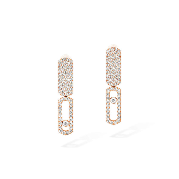 Messika Imperial Move Small Pave Diamond Earrings