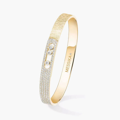 Messika Move Noa Cisele Semi-Pave Bangle - Messika product