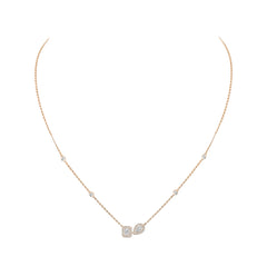 Messika My Twin Toi & Moi Diamond Necklace