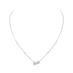 Messika My Twin Toi & Moi Diamond Necklace
