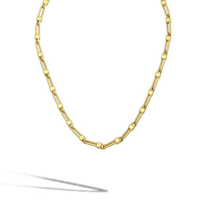Long Link Padlock Chain Necklace - Private Label product