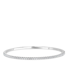 Private Label 14K Gold Diamond Bangle in Yellow Gold