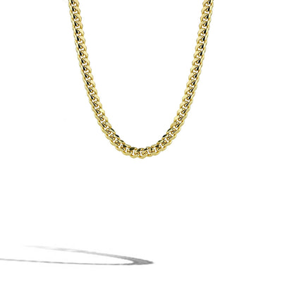 Solid Gold Cuban Link Chain Necklace - 5mm - Private Label product