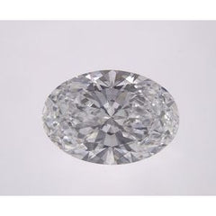 Diamond Lab Grown Oval 2.96ct SI1