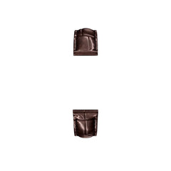 Michele 16mm Glossy Brown Crocodile Watch Strap