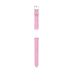 Michele 16mm Glossy Pop Pink Crocodile Leather Watch Strap