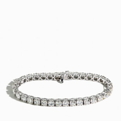 17 Carat Diamond Tennis Bracelet in 14K White Gold - Private Label product