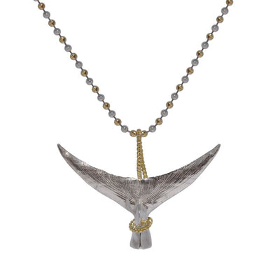 Large Silver Swordfish Tail by Robert Pelliccia (Chain Sold Separately) - Robert Pelliccia product