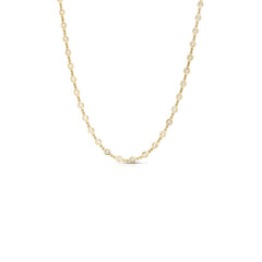 Roberto Coin Diamonds by the Inch Collection Yellow Gold Diamond Necklace