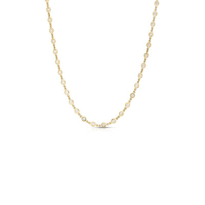 Roberto Coin Diamonds by the Inch Collection Yellow Gold Diamond Necklace - Roberto Coin product