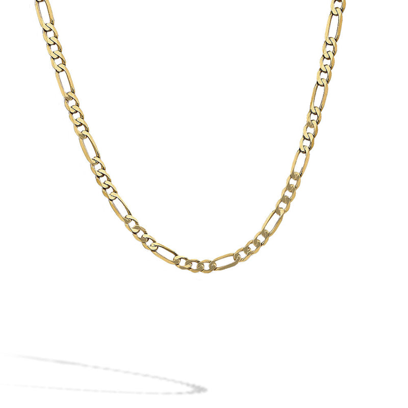 Gold Figaro Chain Necklaces JRDUNN – - Main Image