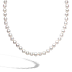 Mikimoto 5.5mm A Pearl Strand Necklace 18" - Yellow Gold
