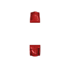 Michele 18mm Glossy Red Crocodile Leather Watch Strap