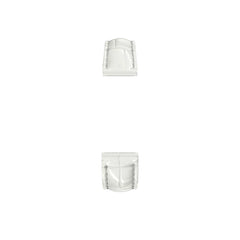 Michele 18mm Glossy White Crocodile Watch Strap