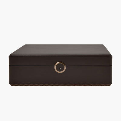 WOLF Earth 5 Piece Watch Box in Coffee - Wolf product