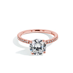 The East to West Solitaire Pavé
