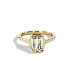 Cushion-Cut Hidden Halo Engagement Ring