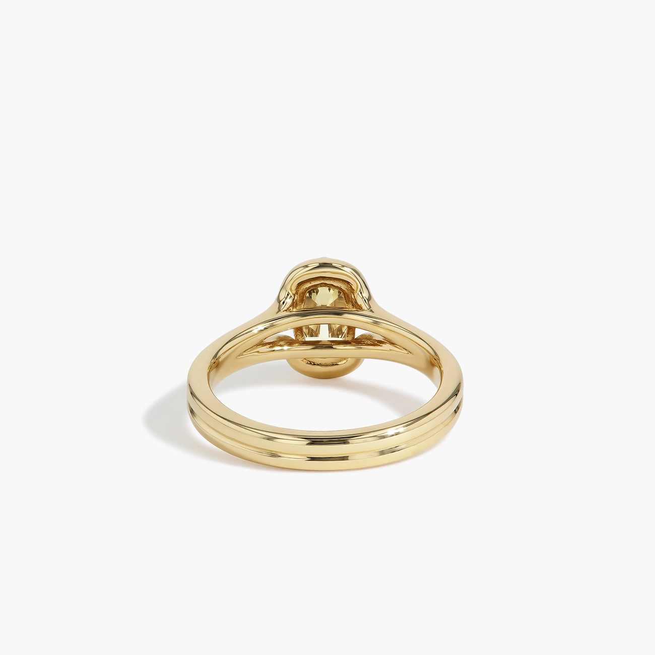 Desert Diamond Double Band Engagement Ring