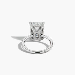 7 Carat Radiant-Cut Micro Pavé Engagement Ring