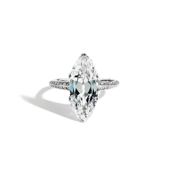 Antique Oval Diamond Engagement Ring