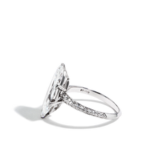 Antique Oval Diamond Engagement Ring
