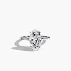 4 Carat Oval Solitaire Engagement Ring