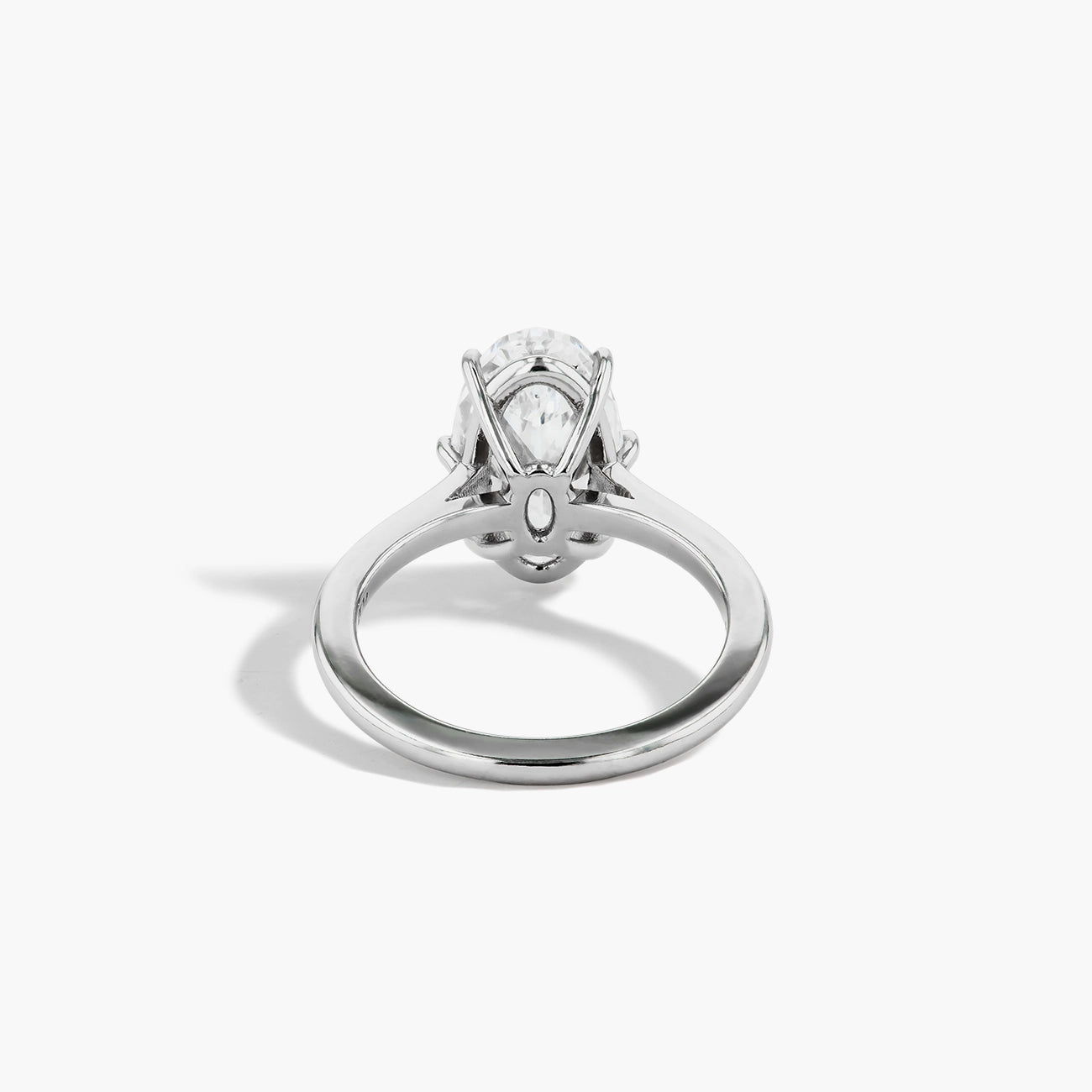 4 Carat Oval Solitaire Engagement Ring