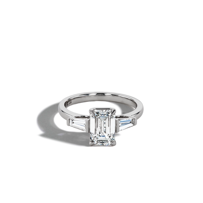 2 Carat Emerald-Cut Lab Diamond Engagement Ring - Private Label product