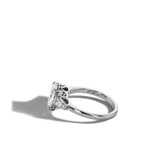 2 Carat Pear-Shaped Lab Diamond Engagement Ring