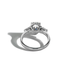 2 Carat Pear-Shaped Lab Diamond Engagement Ring