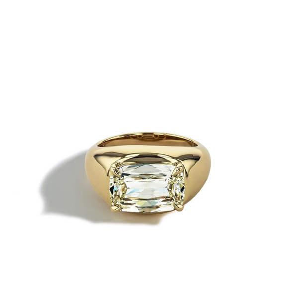 4 Carat Cushion-Cut Diamond Ring
