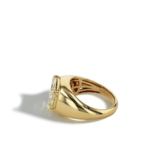 4 Carat Cushion-Cut Diamond Ring