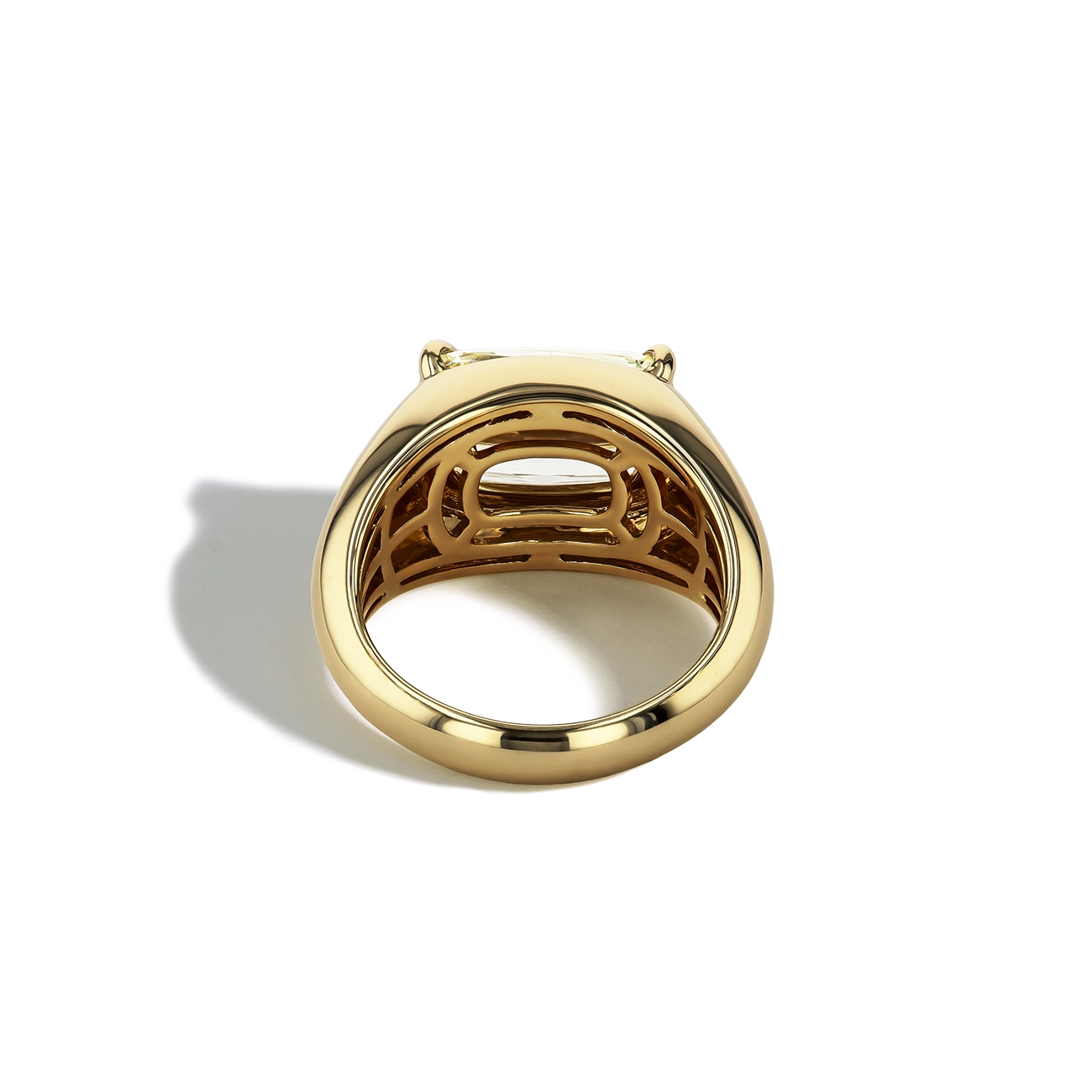 4 Carat Cushion-Cut Diamond Ring