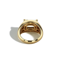 4 Carat Cushion-Cut Diamond Ring