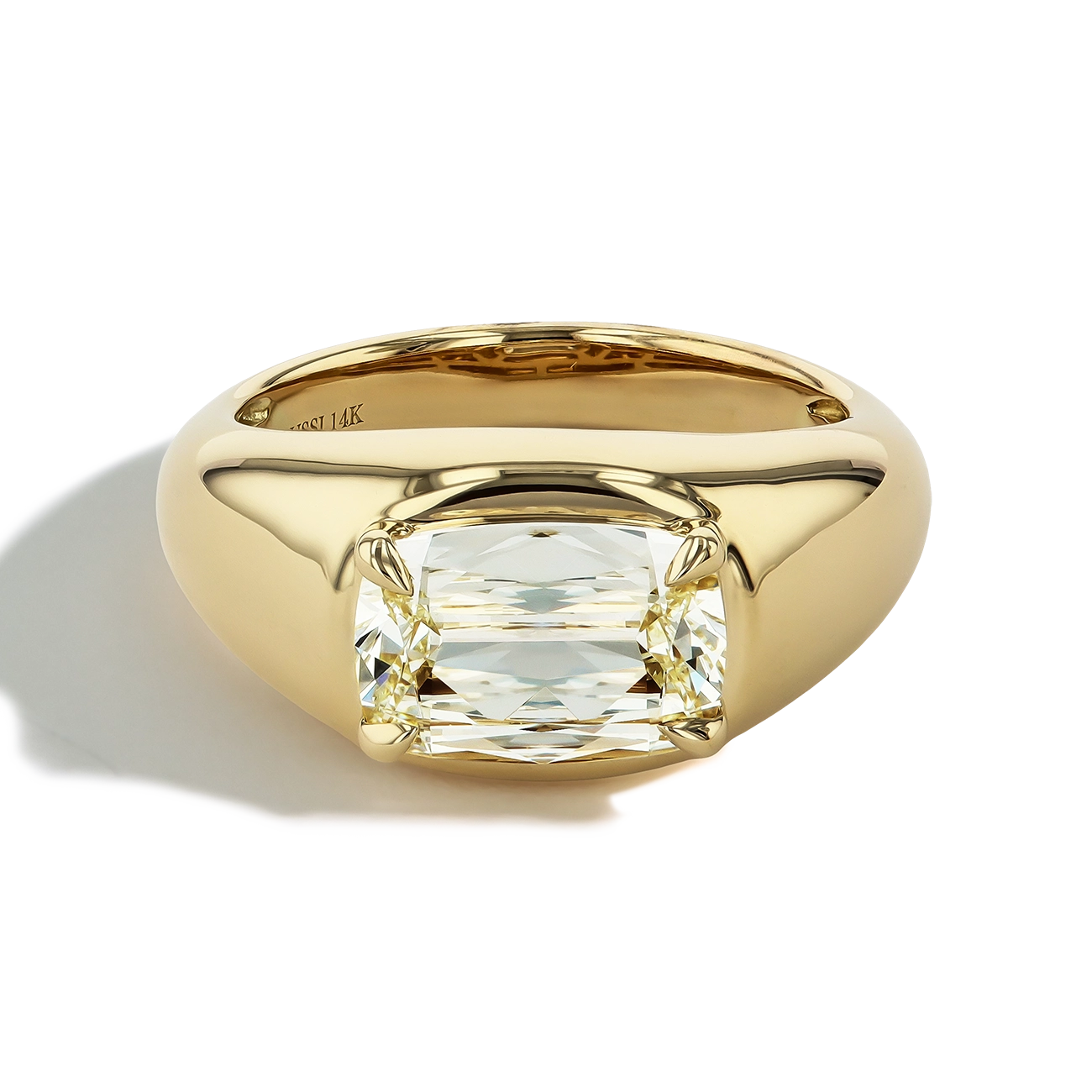 2 Carat Cushion-Cut Diamond Ring