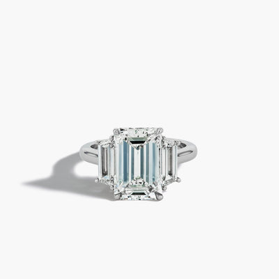 Emerald-Cut Three Stone Engagement Ring - Private Label product