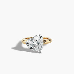 6 Carat Heart-Shaped Diamond Solitaire Engagement Ring