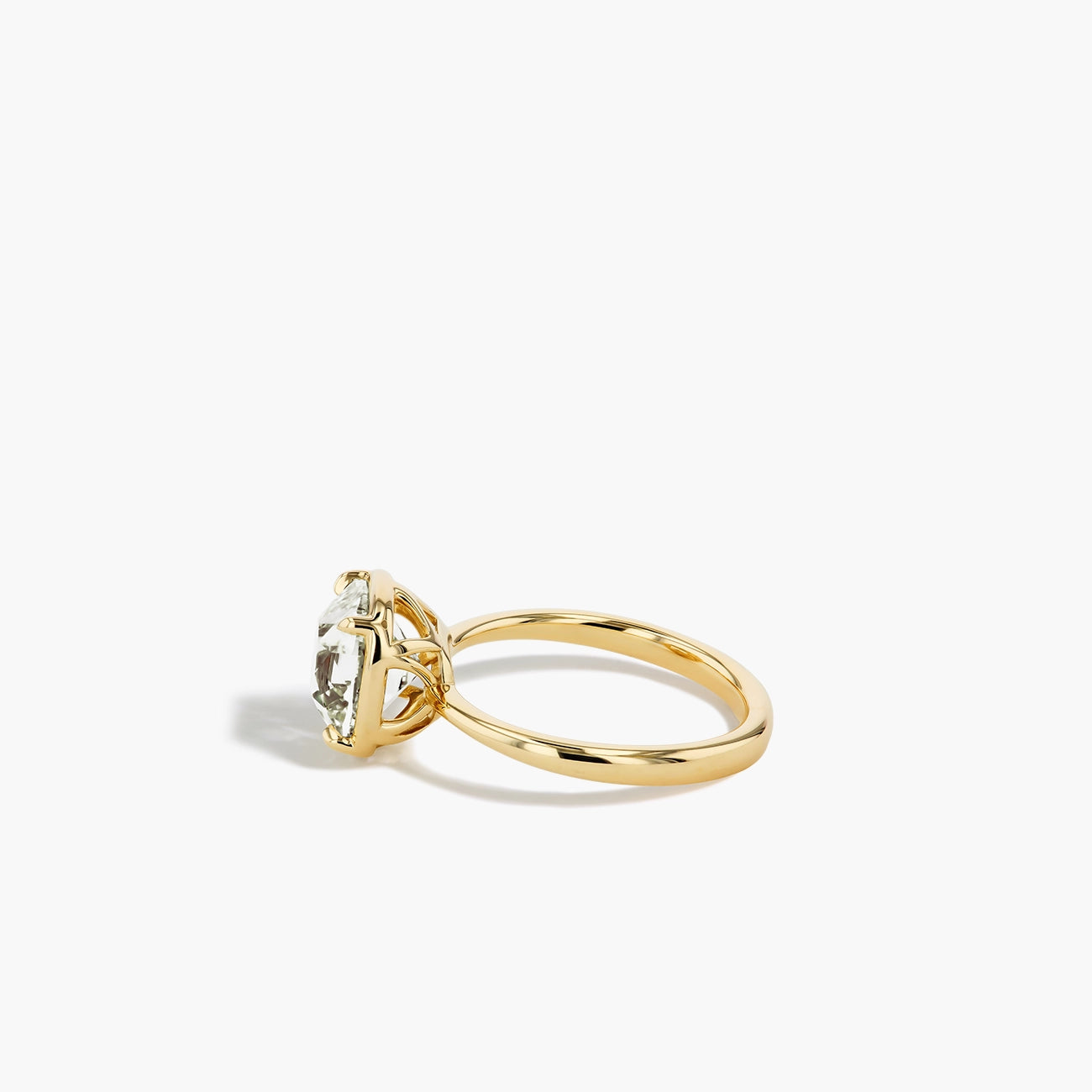 3 Carat Old Mine Cushion Diamond Engagement Ring