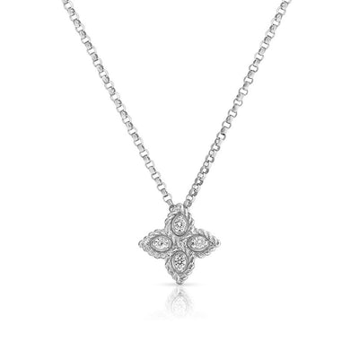 Roberto Coin Princess Flower Small Diamond Necklace - Roberto Coin product