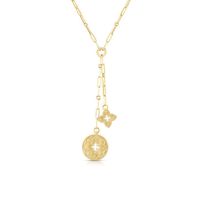 Roberto Coin Venetian Princess Double Medallion Diamond Pendant Necklace - Roberto Coin product