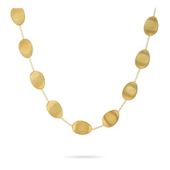 Marco Bicego Lunaria Yellow Gold Station Necklace