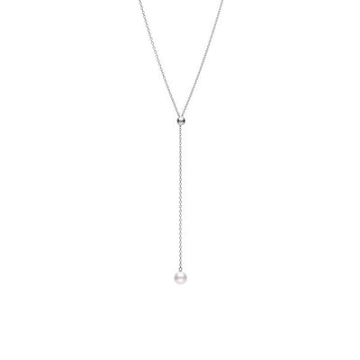 Mikimoto White Gold Akoya Pearl Lariat Necklace - Mikimoto product