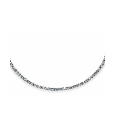 Fope Classic 2.8mm White Gold Mesh 18" Necklace - Fope product