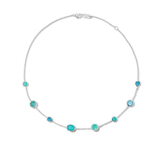 Ippolita Silver Rock Candy Blue Gemstone Necklace