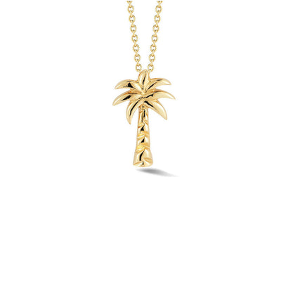 Roberto Coin Tiny Treasures Yellow Gold Palm Tree Pendant Necklace - Roberto Coin product