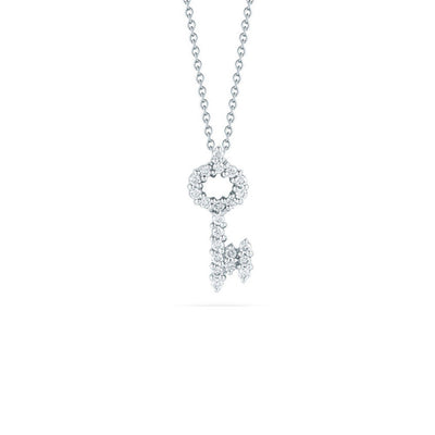 Roberto Coin Tiny Treasures Diamond Key Pendant Necklace - Roberto Coin product