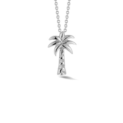 Roberto Coin Tiny Treasures White Gold Palm Tree Pendant Necklace - Roberto Coin product