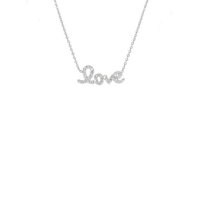 Roberto Coin Tiny Treasures White Gold Love Necklace - Roberto Coin product