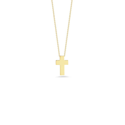 Roberto Coin Tiny Treasures Yellow Gold Cross Pendant Necklace - Roberto Coin product