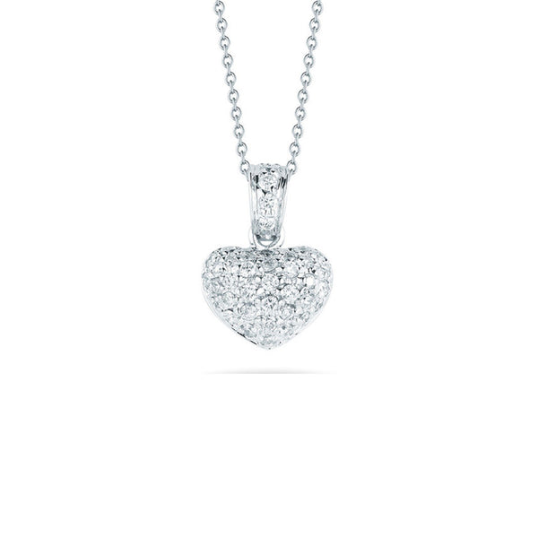 Roberto Coin 001550AWCHXX White Gold Heart Necklace – J.R.DUNN